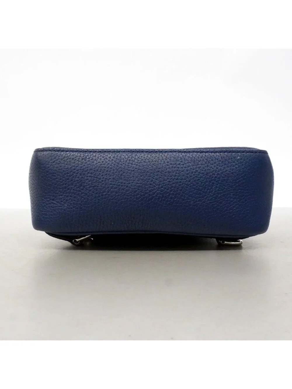 Gucci Belt Bag Jumbo GG Leather Blue Silver